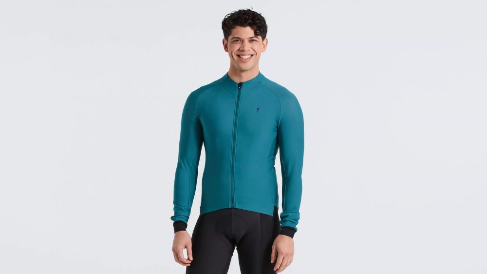 Zimný dres SPECIALIZED Sl Expert Long Sleeve Thermal Jersey Tropical Teal