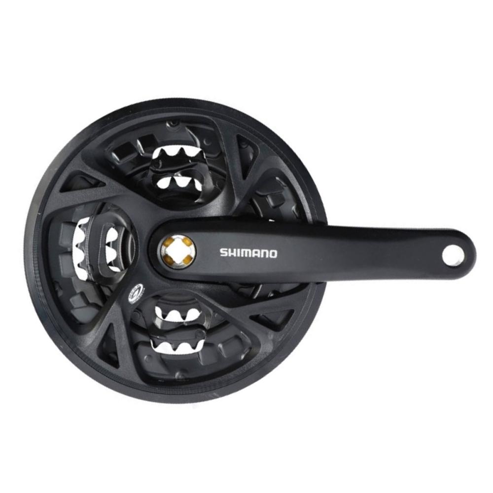 Kľuky SHIMANO Acera M371 175mm 48/38/28z. 7/8k. čierny s krytom na štvorhran Kľuky SHIMANO Acera M371 175mm 48/38/28z. 7/8k. čierny s krytom na štvorhran