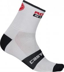 Ponožky CASTELLI 17036 ROSSO CORSA 6 biela