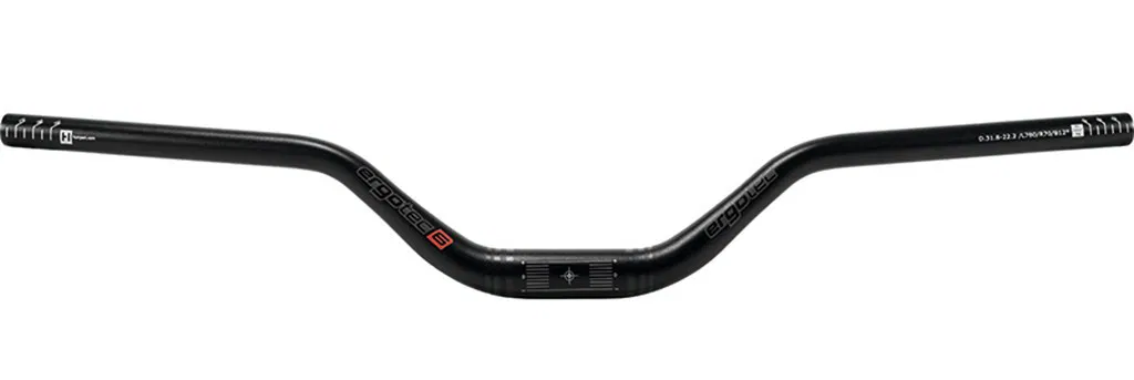 Riadtka Ergotec handlebar Lenker Riser Bar 100 alu, O 31,8mm, 800mm, black, 12