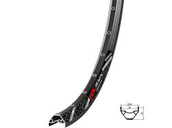 R�fik REMERX E-ROCKY DISC 622x25, 28 dier, �ierny