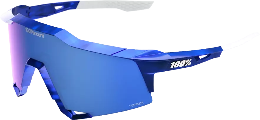 Okuliare 100% SPEEDCRAFT� RBH Gloss Blue Holographic HiPER� Royal Blue Mirror Lens