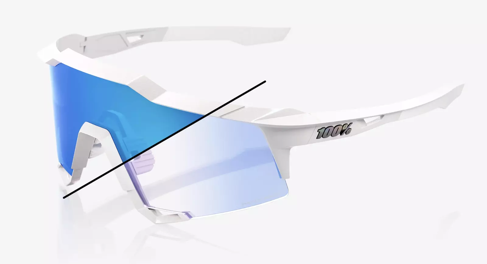 Okuliare 100% SPEEDCRAFT SL LE Bastille Blue Mirror Photochromic