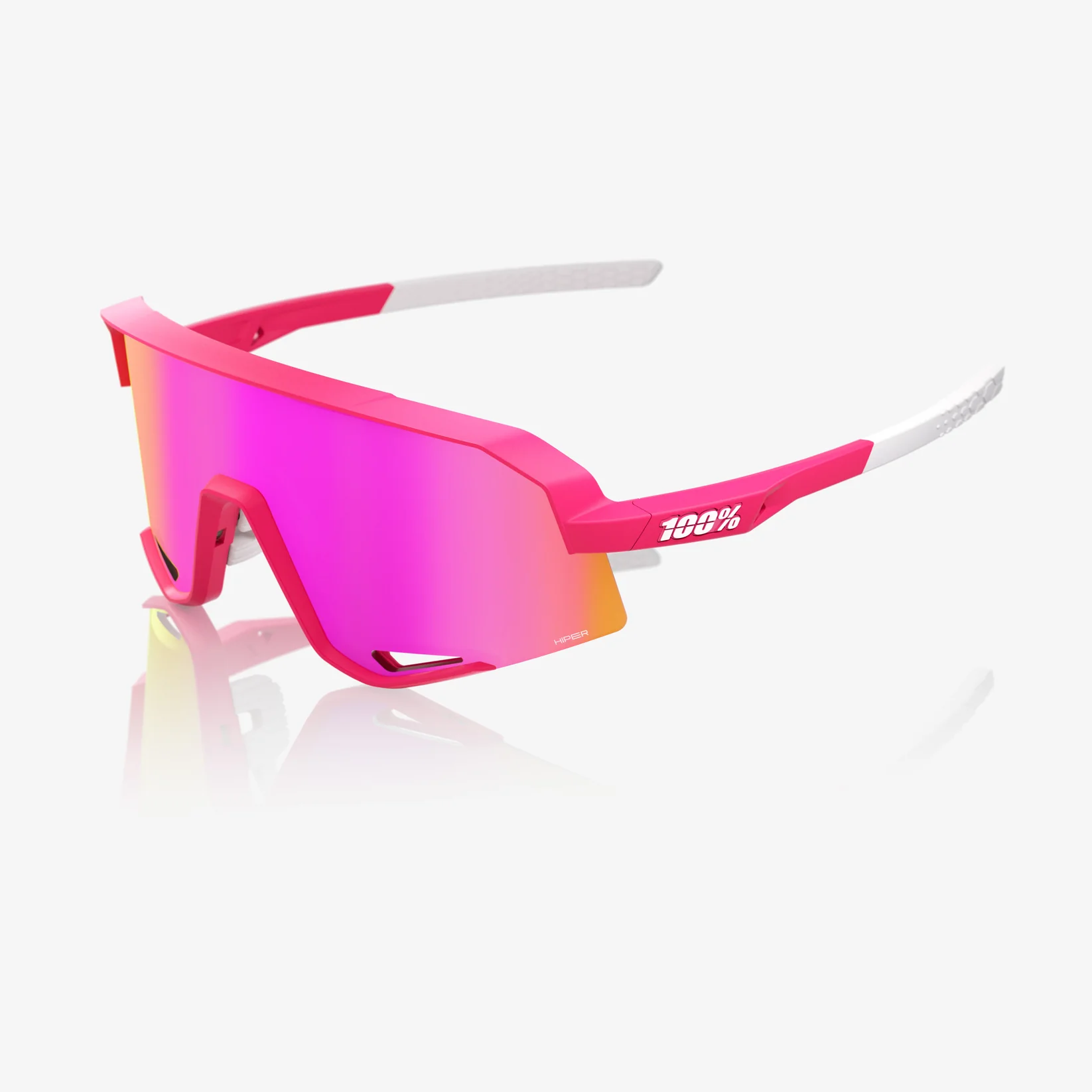 Okuliare 100%  SLENDALE - Pitaya HiPER Vital Pink Mirror Lens