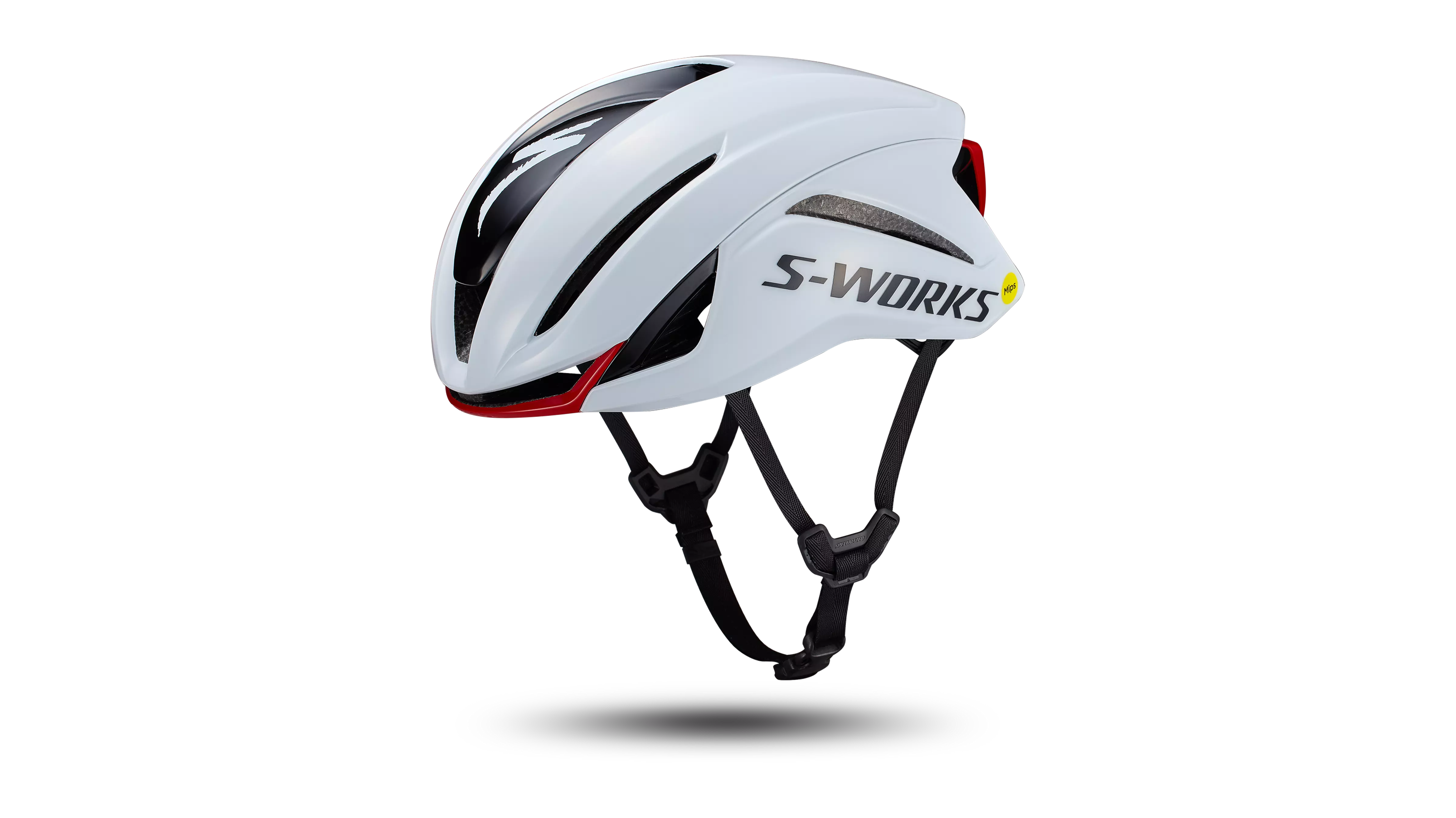 Prilba SPECIALIZED S-Works EVADE 4 White/red