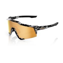 Okuliare 100% SPEEDCRAFT� Money Mike 3 Polished Black Tortoise - HiPER 24K Gold Mirror Len
