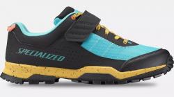 Tretry SPECIALIZED RIME 1.0 Mountain Bike Shoes Tropical Teal/Brassy Yellow/ Blue Lagoon