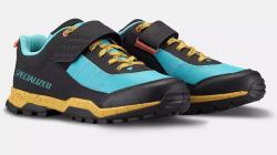 SPECIALIZED RIME 1.0 Mountain Bike Shoes Tropical Teal/Brassy Yellow/ Blue Lagoon_5