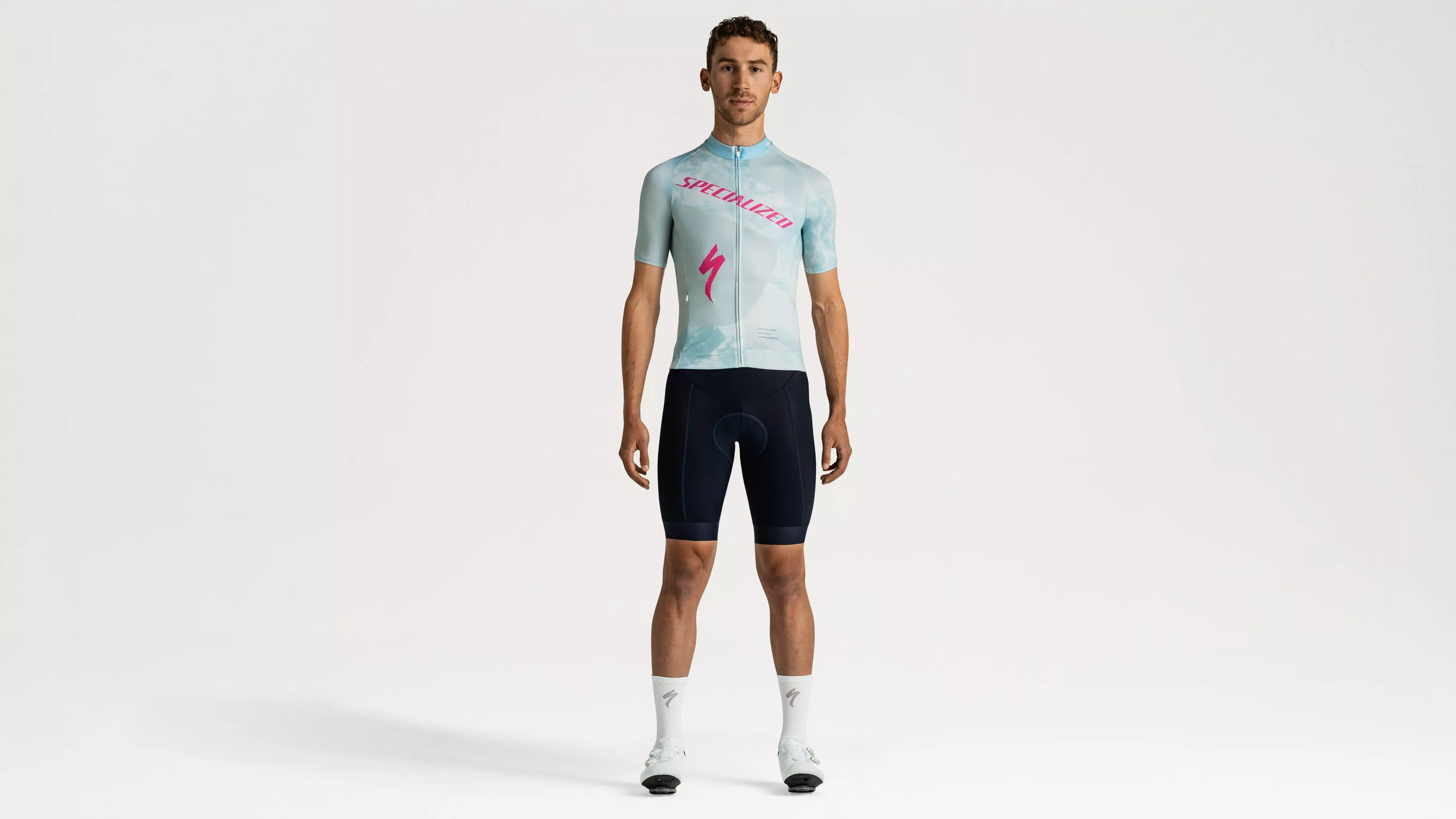 Dres SPECIALIZED SBC Foundation Graphic Jersey SS Men Sea Foam/rebel Pink Focal