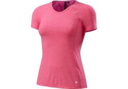 Dres SPECIALIZED SHASTA S.S. TOP WMN Neon Pink Heather