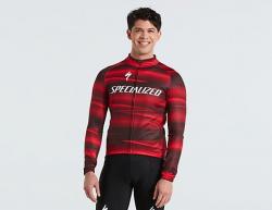Dres SPECIALIZED Factory Racing Team SL Expert Softshell Jersey LS Black/Red