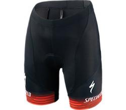 Detské nohavice SPECIALIZED RBX Comp Logo Team Youth Shorts Black/Rocket Red/Red