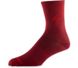 Ponožky SPECIALIZED Soft Air Road Tall Sock Crimson/Rocket Red Arrow