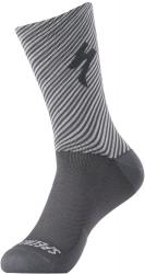 Ponožky SPECIALIZED Soft Air Tall Logo Sock Slate/Dove Grey Stripe