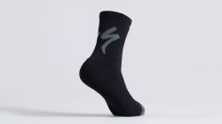 Ponožky zimné SPECIALIZED Merino Deep Winter Tall Logo Sock Black