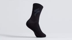 Ponožky zimné SPECIALIZED Cotton Tall Logo Sock Black