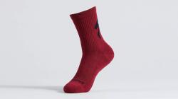 SPECIALIZED Cotton Tall Logo Sock Maroon_2