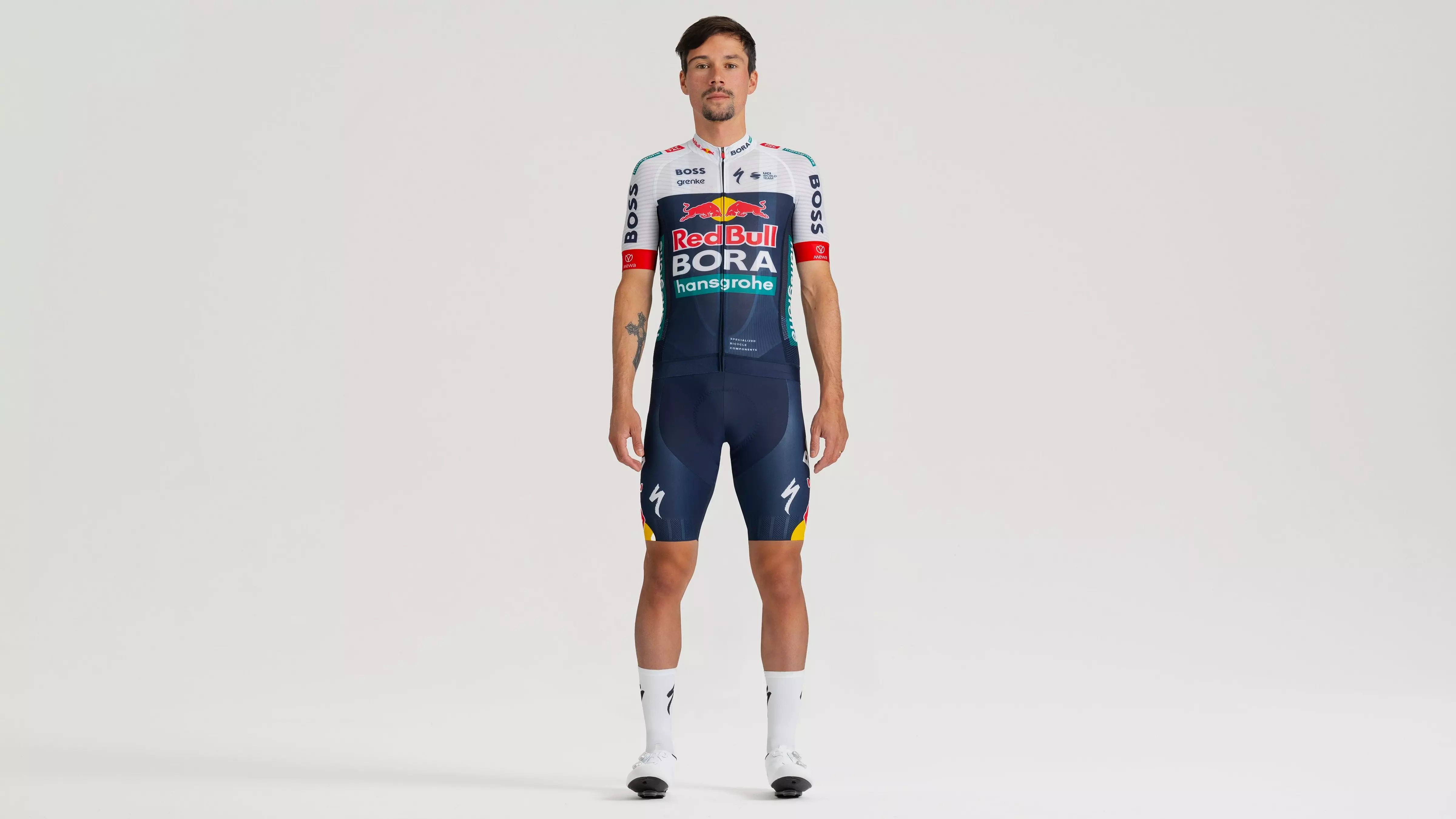 Dres SPECIALIZED Red Bull - BORA - hansgrohe Short Sleeve Replica Jersey
