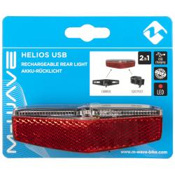 Svetlo zadn� 1LED, 1F s odrazkou, USB nab�janie.