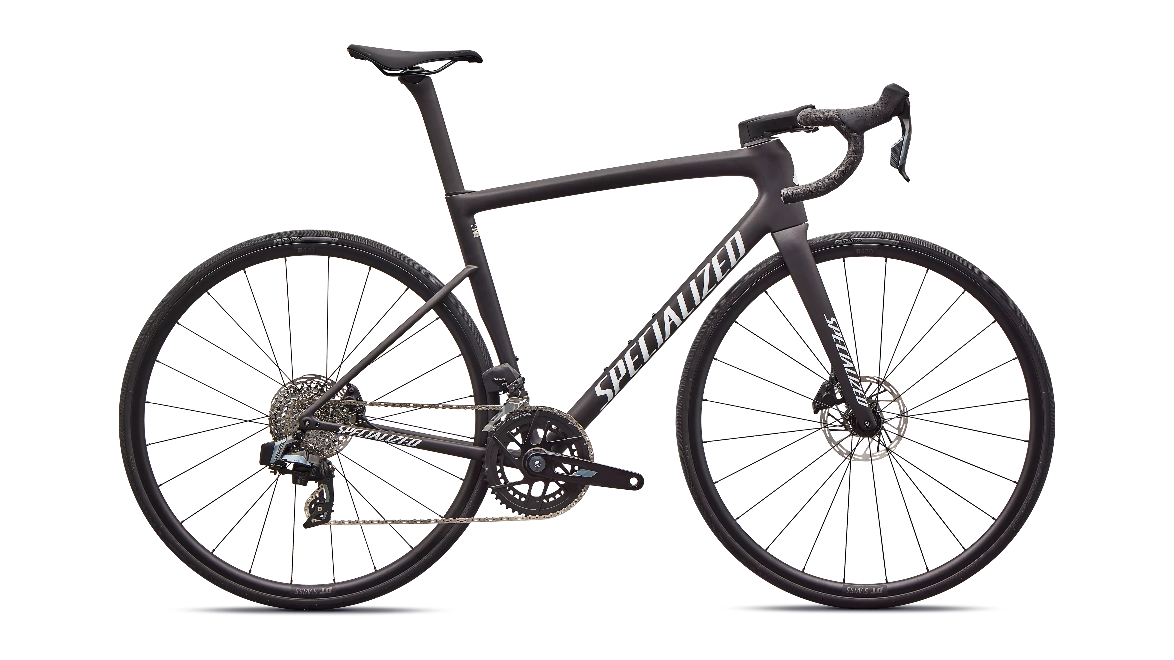 SPECIALIZED Tarmac SL8 Comp SRAM Rival AXS Satin Carbon / White