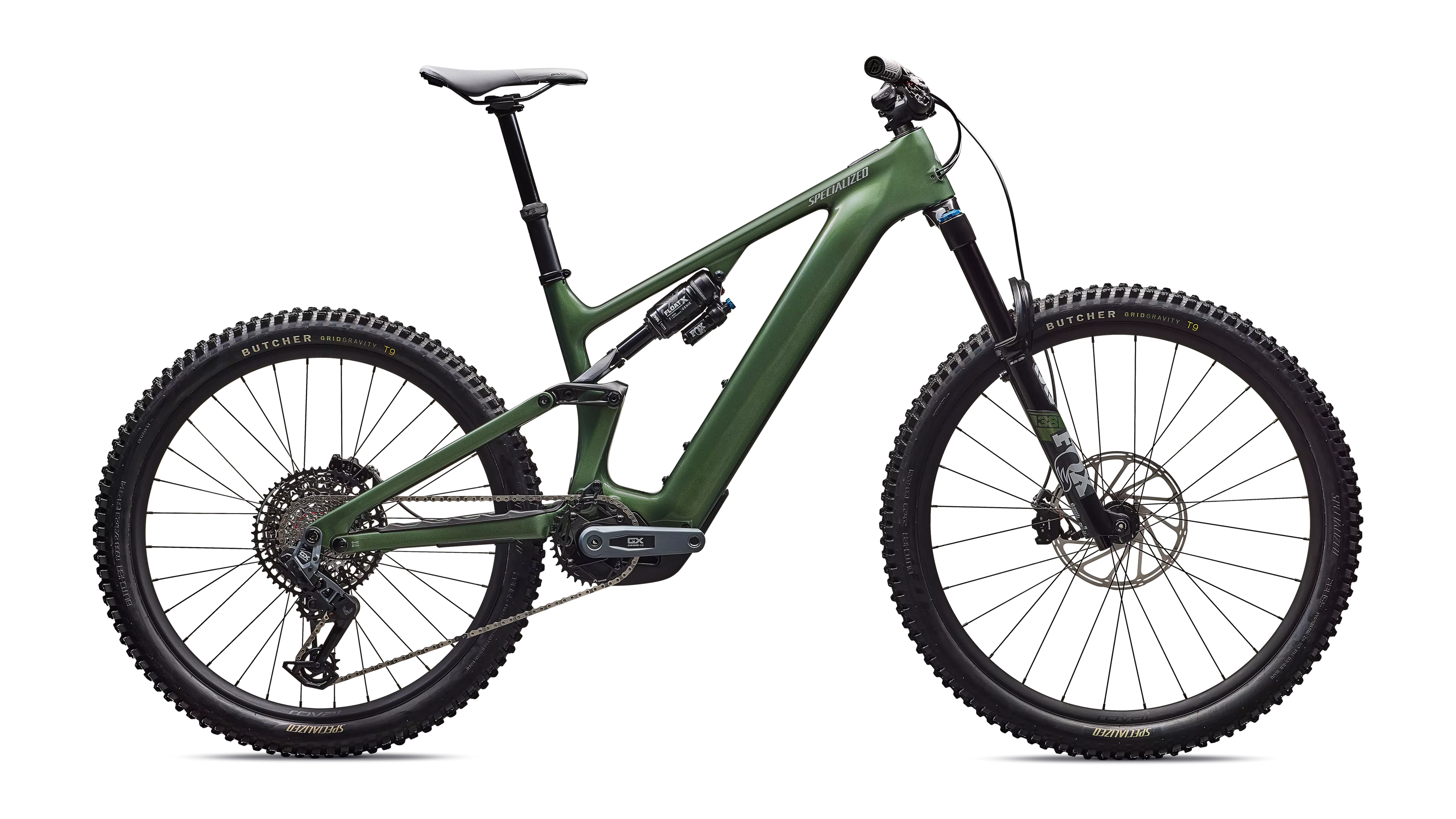 SPECIALIZED Turbo Levo Expert Carbon G4  Gloss Cypress Metallic / Silver Dust