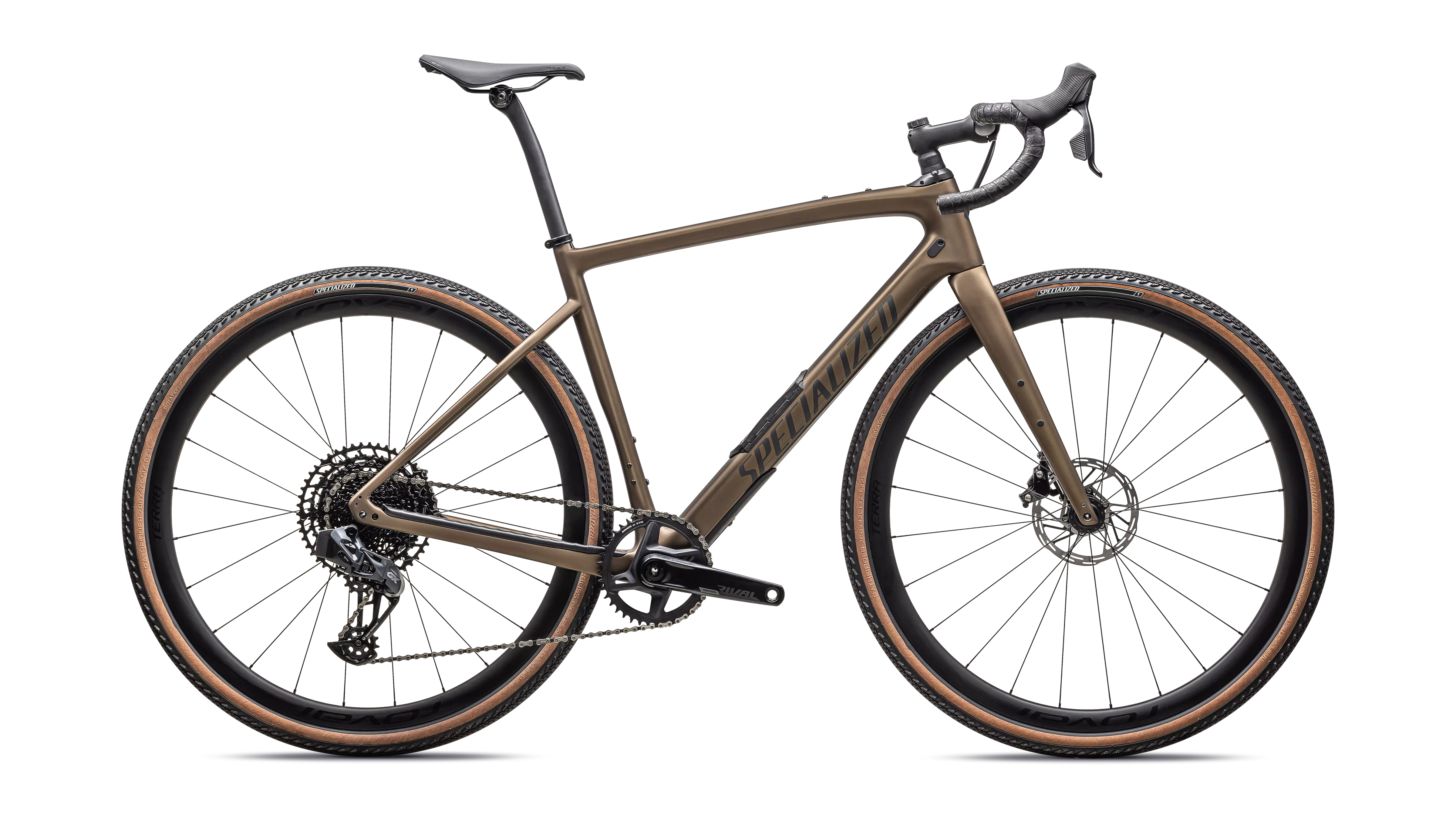SPECIALIZED Diverge EXPERT CARBON Satin Burnt Gold Metallic / Black Liquid Metal