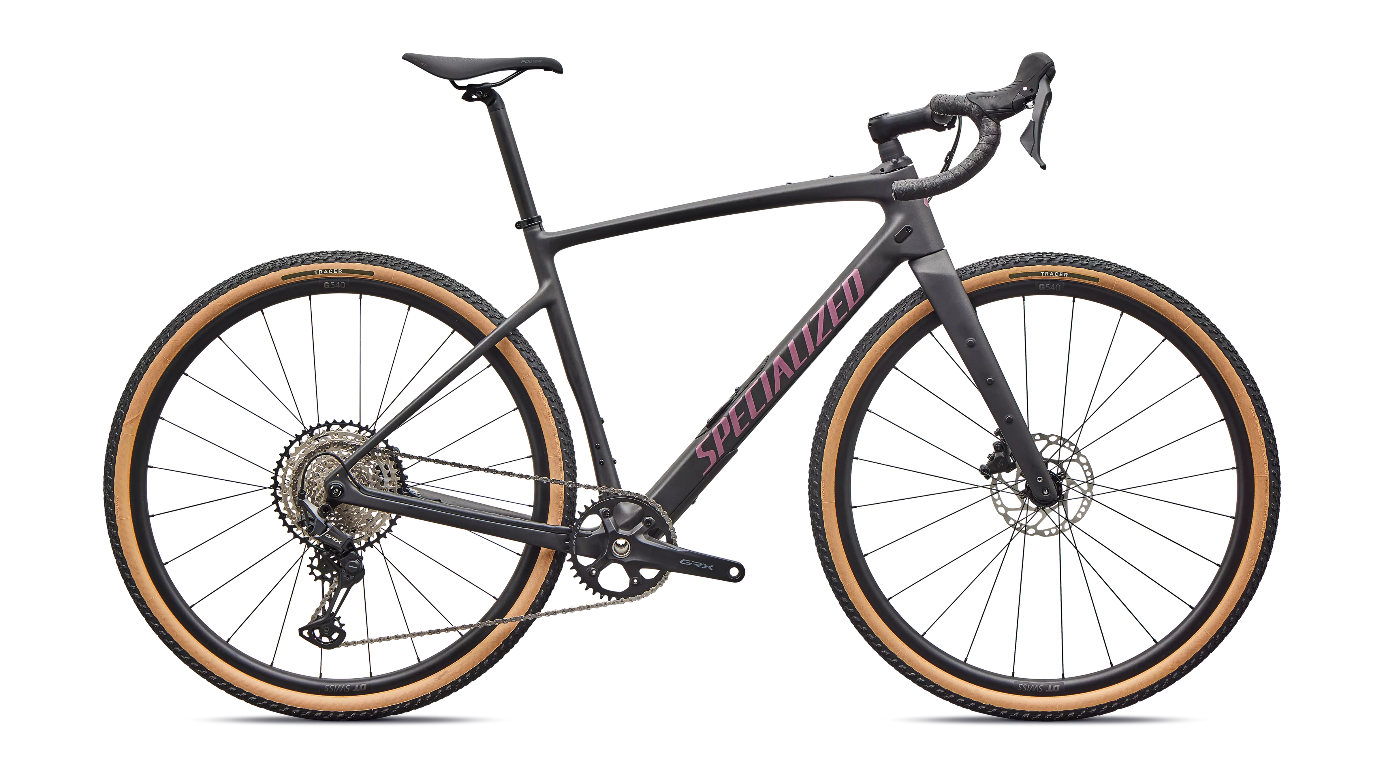 SPECIALIZED Diverge 4 SPORT CARBON Shimano GRX 600 - Obsidian Metallic/quartz Metallic