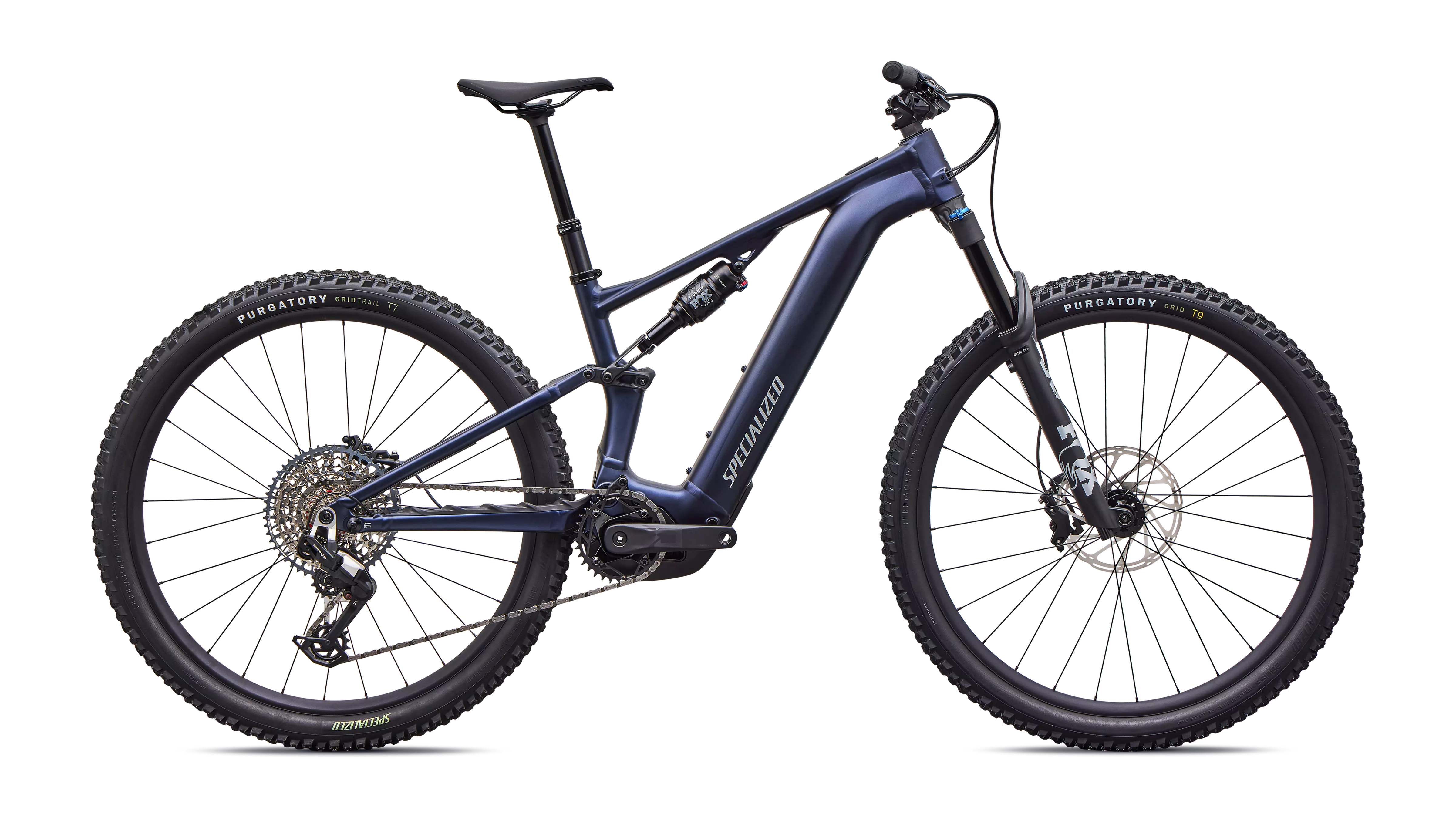 SPECIALIZED Turbo Levo R Comp Alloy Satin Metallic Deep Marine / Shadow Silver