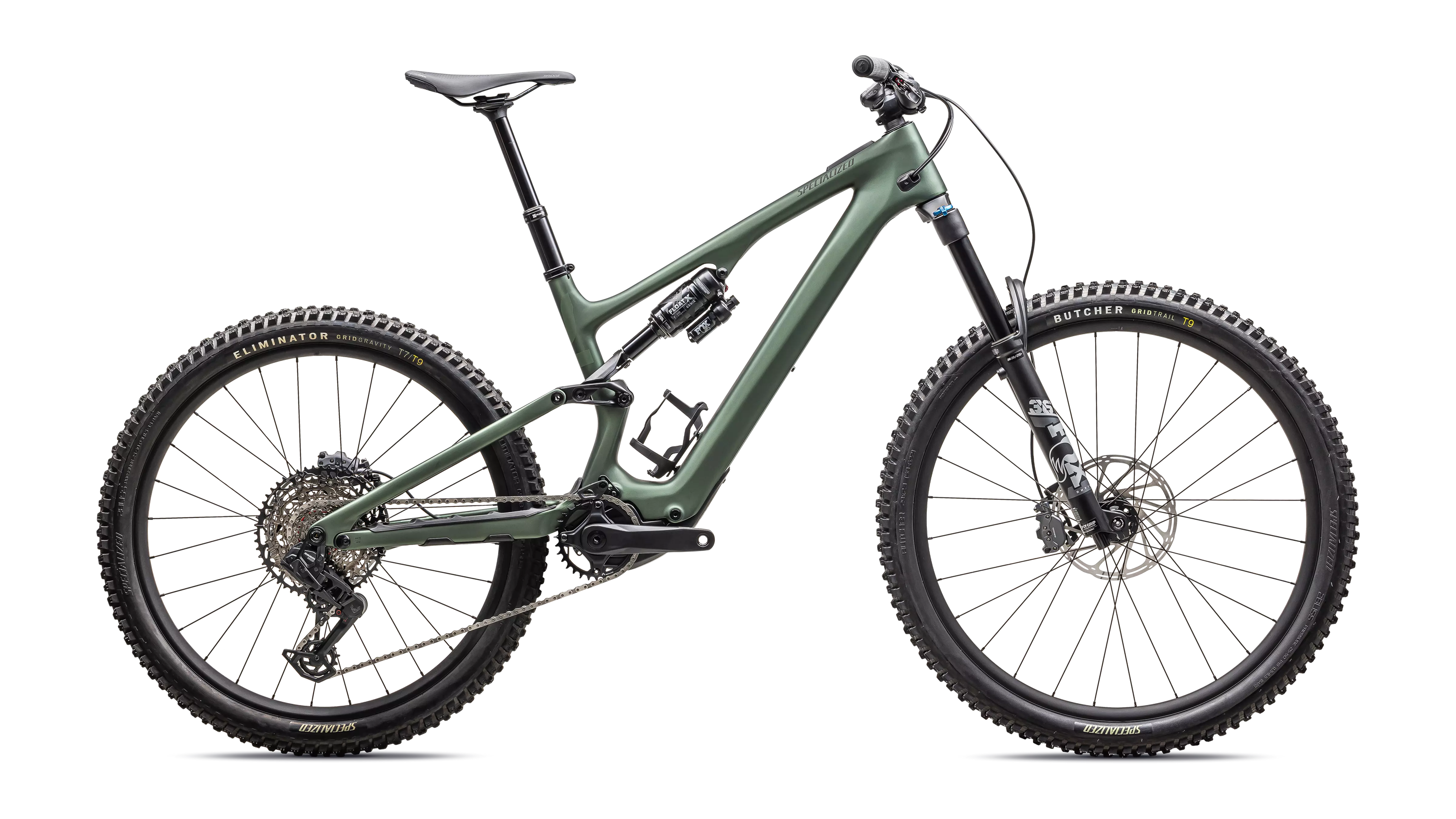 SPECIALIZED Levo SL 2 Comp Carbon  -  Cypress Metallic / Cypress / Dark Moss Green