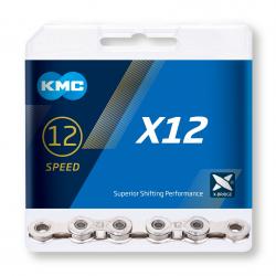 Reťaz KMC 12-kolo X12 Silver