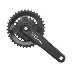 K�uky SHIMANO Cues FC-U4010 175mm 36/22z. 9/10/11-k. �ierny dvojdielny bez lo��sk
