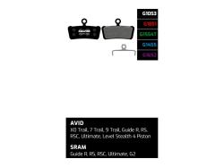 Brzdov platniky GALFER - FD459 - Avid, Sram