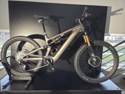 S-WORKS Turbo Levo 4 Satin Taupe/Gunmetal Strata/ Metallic Obsid. S4