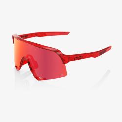 Okuliare 100% S3 LE Peter Sagan - Gloss Translucent Red - Hiper Mirror lens