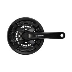 Kuky SHIMANO TY501 170mm 42/34/24z. 6/7/8-k. ierny s krytom