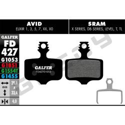 Brzdov� platni�ky GALFER - FD427 - AVID Elixir /SRAM XX  Zmes: G1053 �ierne Standard