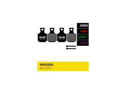 Brzdov� platni�ky GALFER - FD487 - Magura Zmes: G1652 fialov� E-Bike