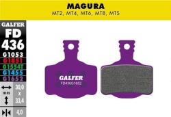 Brzdov� platni�ky GALFER - FD436 - MAGURA MT2/4/6/8 Zmes: G1652 fialov� E-Bike